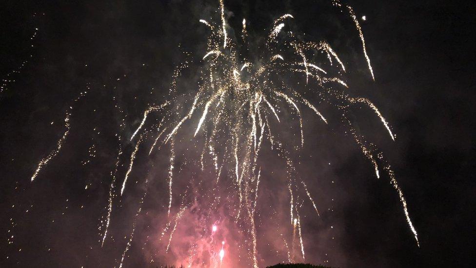 Sudbury fireworks display