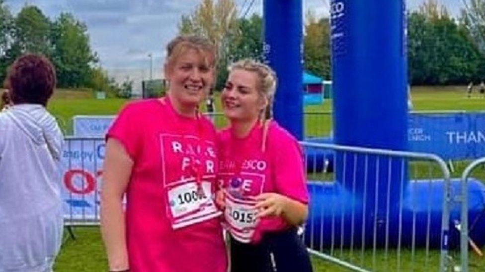 Keri and Abby at 2019 race for life