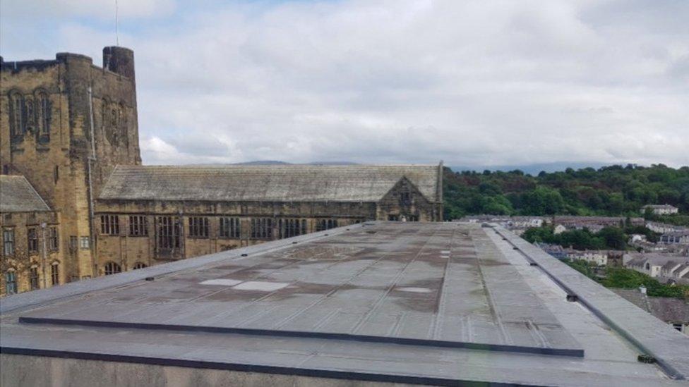 Roof of Bangor University