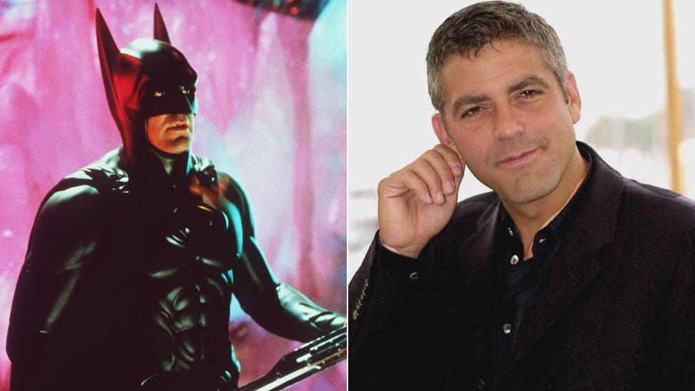 George Clooney in and out of costume