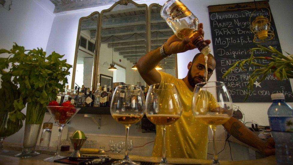 Bar in Havana, Cuba