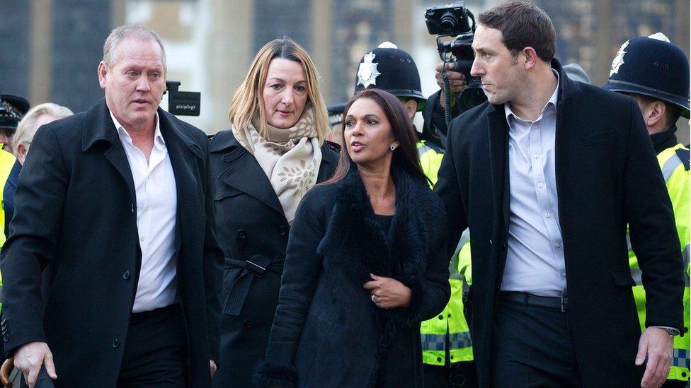 Gina Miller arrives at the Supreme Court