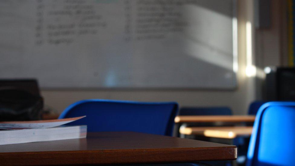 Empty classroom