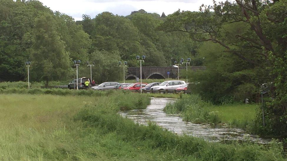 River Dulas in Lampeter