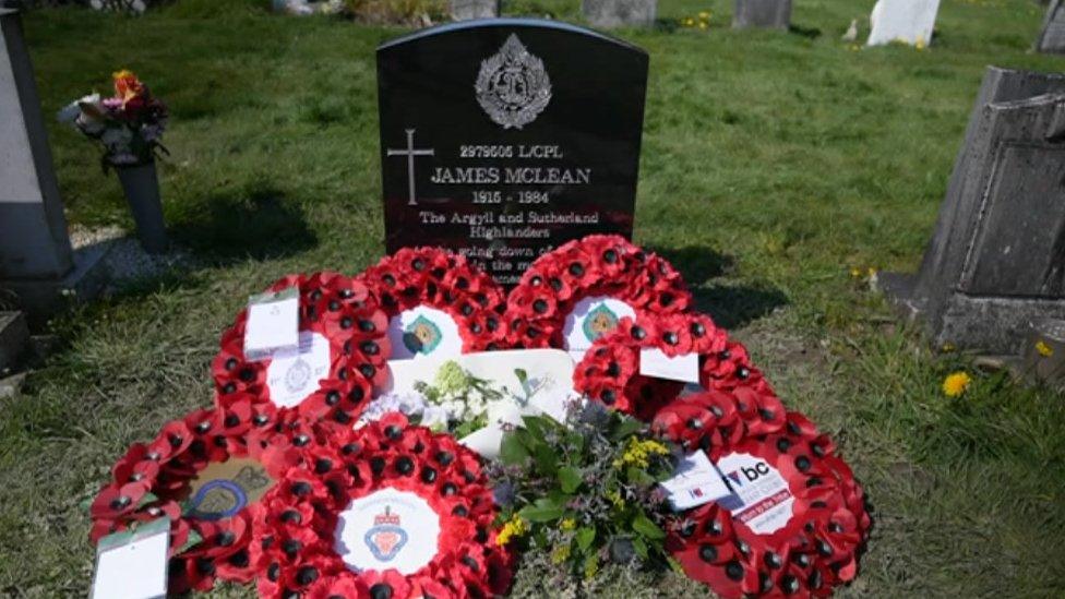 James McLean's headstone