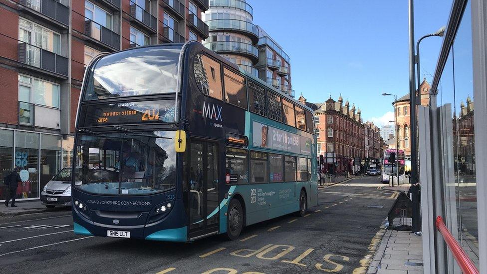 Arriva bus in Leeds