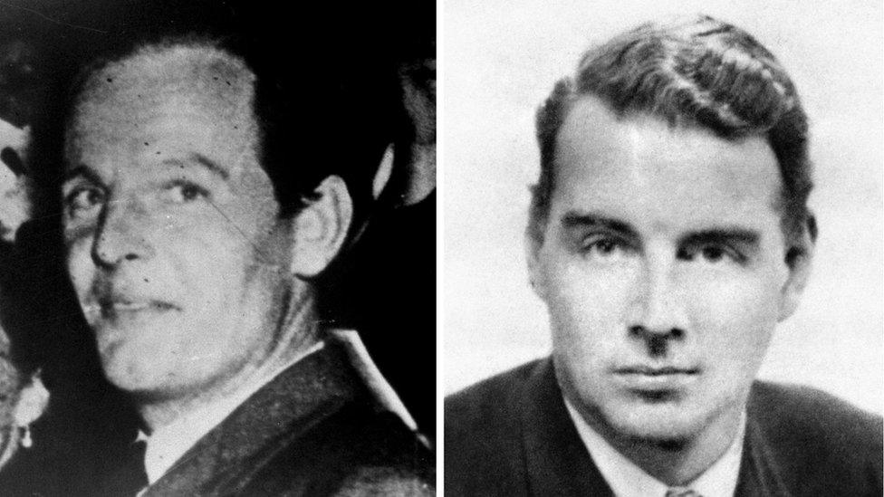 Donald Maclean and Guy Burgess