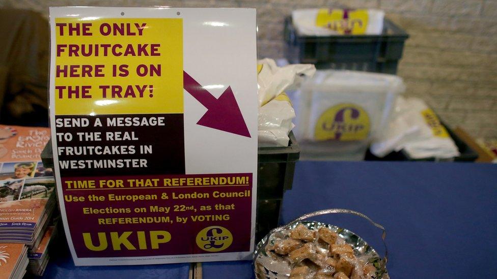 UKIP conference stand