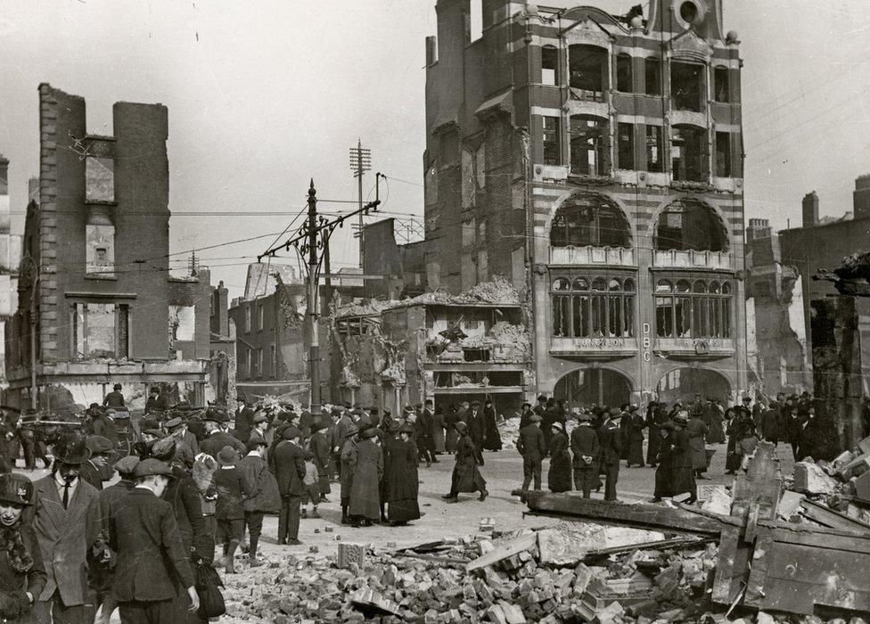 Sackville Street ruins, 1916