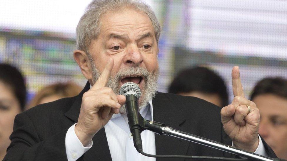 Former Brazilian President Luiz Inacio Lula da Silva