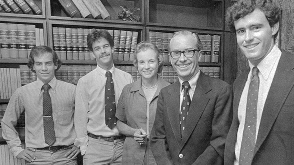 O'Connor poses with her family