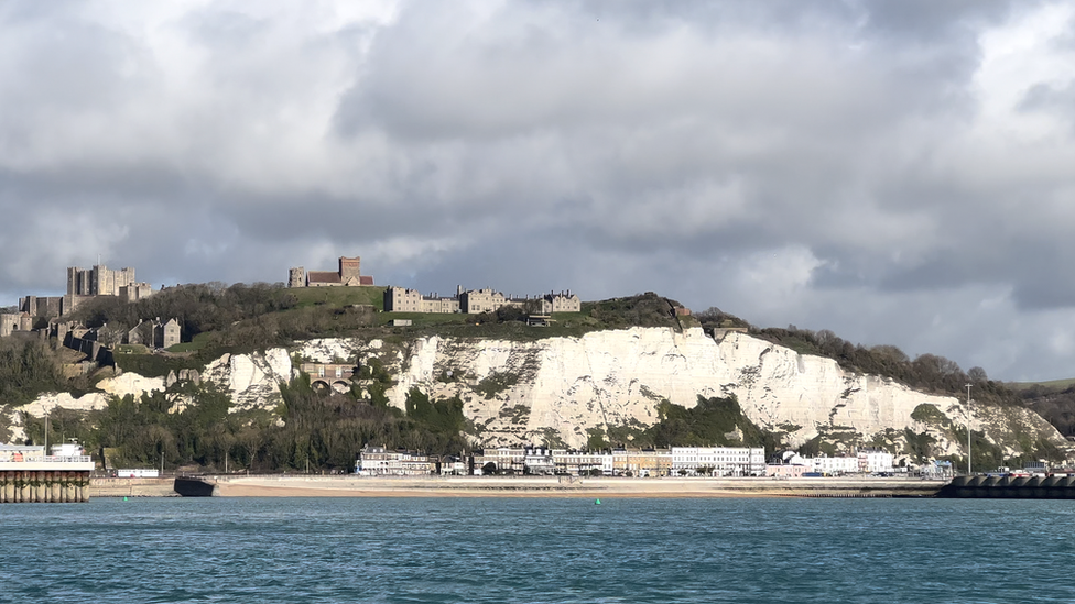 The white cliffs of Dover