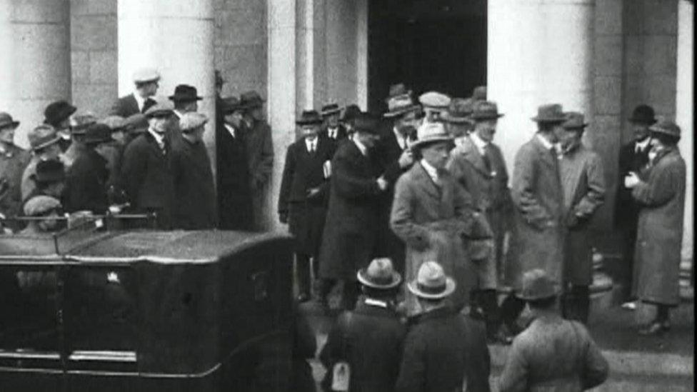 Outside University College Dublin where the debate was held