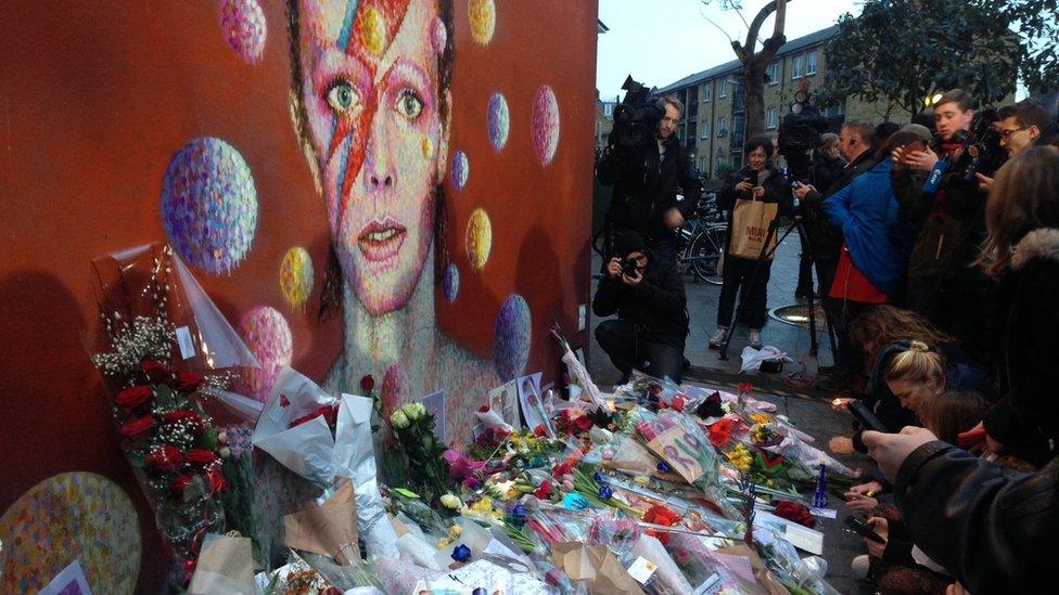 David Bowie mural in Brixton