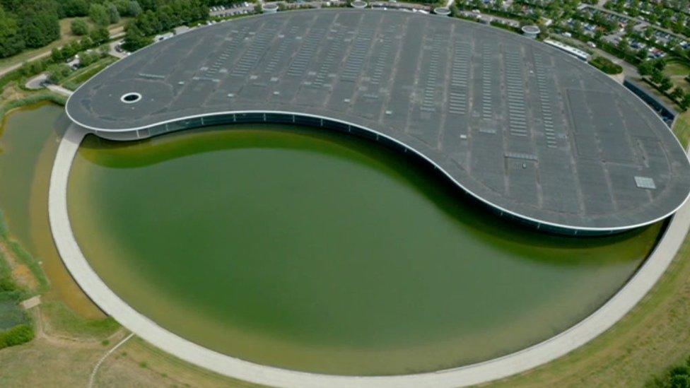 McLaren's headquarters in Surrey