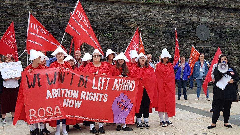 pro-choice rally in Londonderry