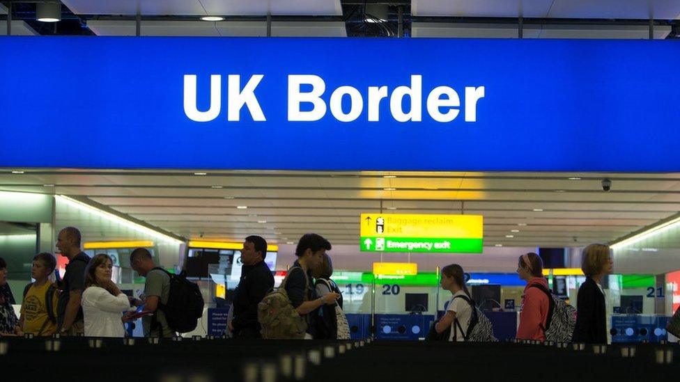 Passengers at Heathrow