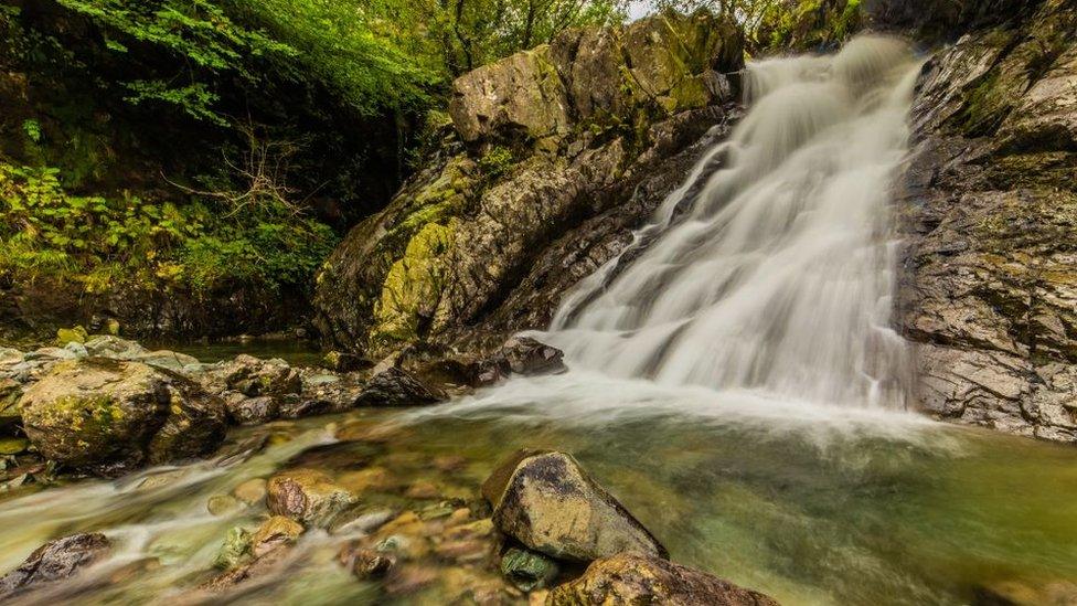 Waterfall in the Lake District