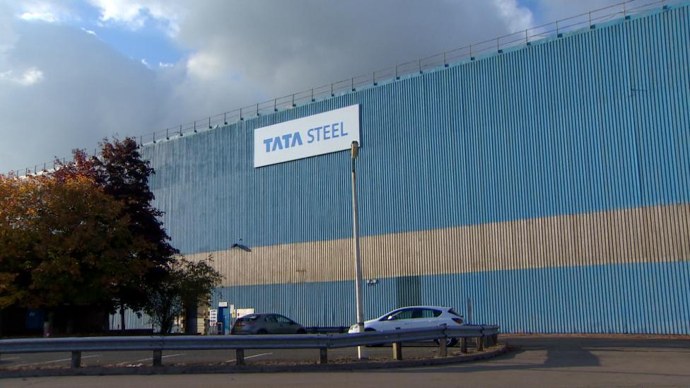 Tata Steel plant in Cambuslang