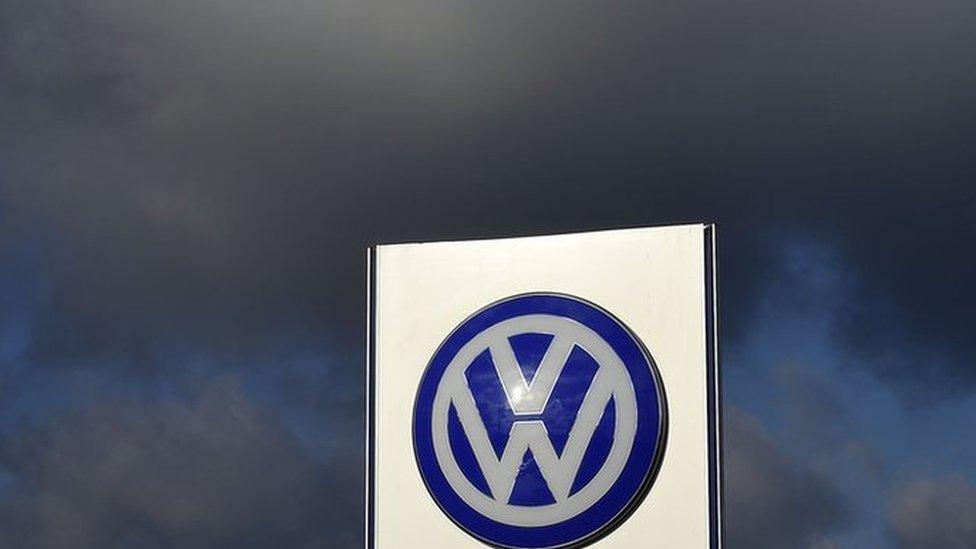 VW sign