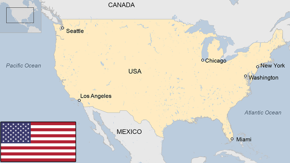 Map of the USA