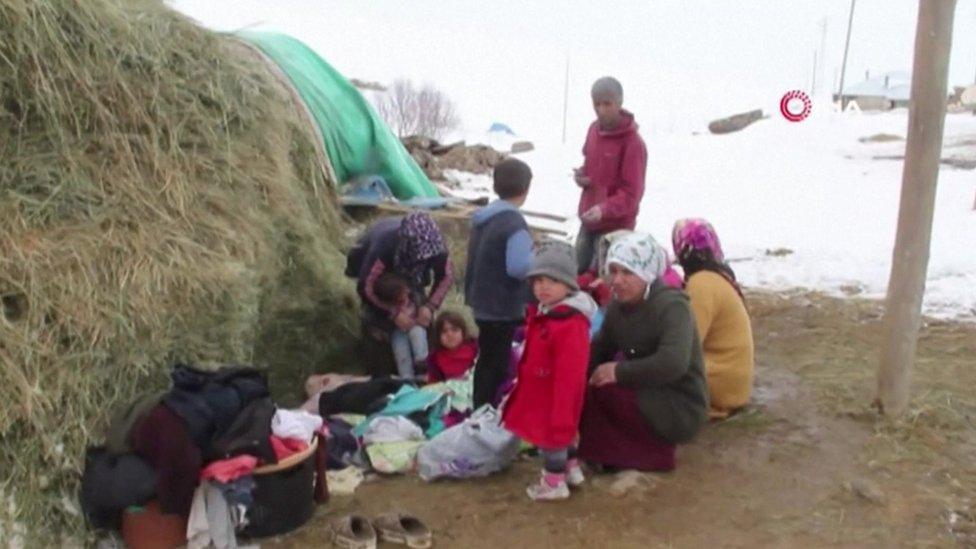 Video showed search and rescue operations in Baskale, Van province