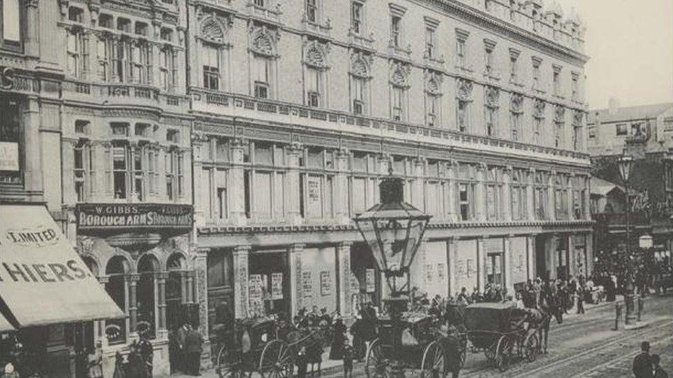 Cardiff Howell's store in 1893