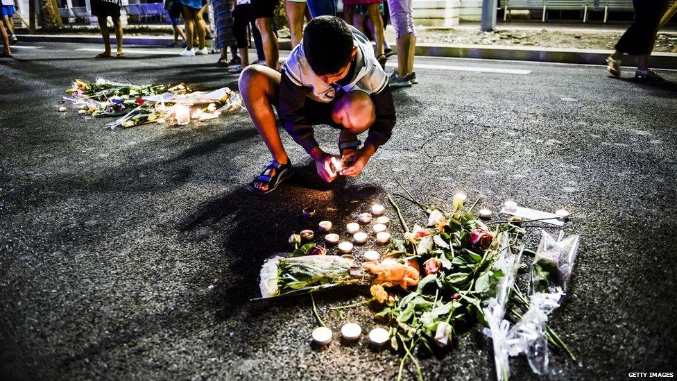 Tribute in Nice