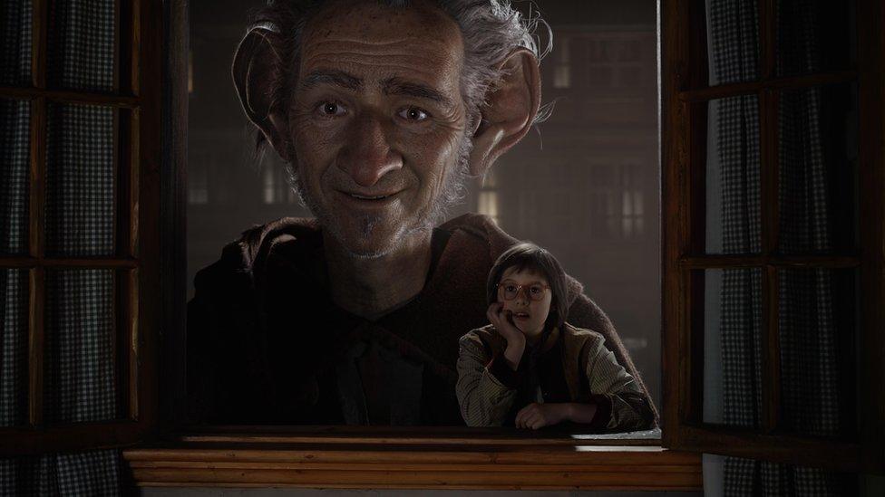 A still from The BFG