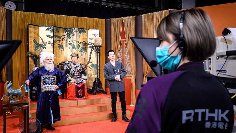 Filming of popular satirical show Headliner