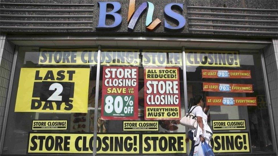 BHS store closing down