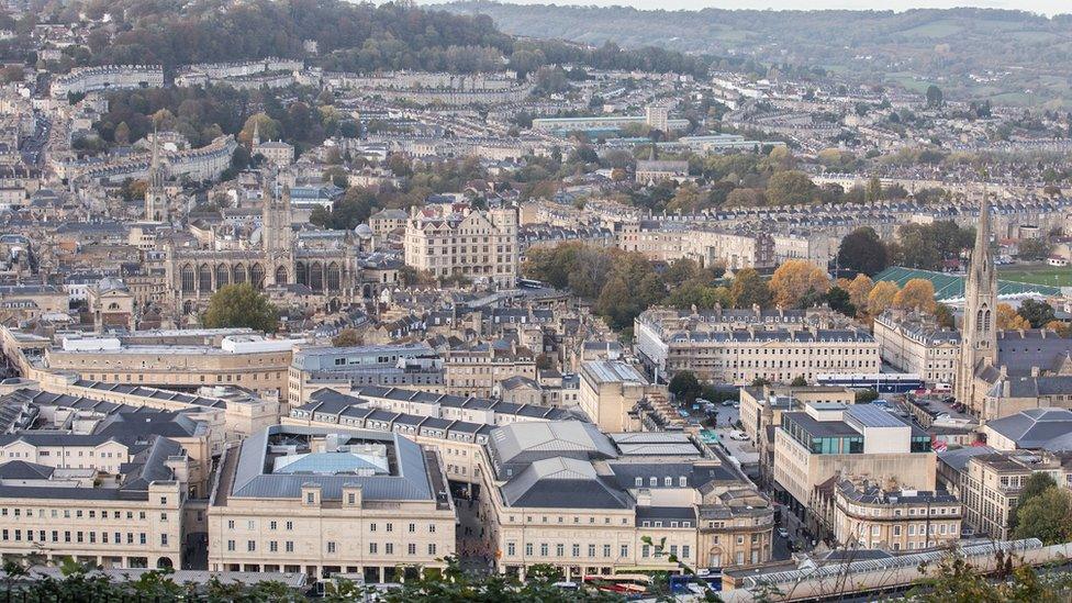 Bath city centre