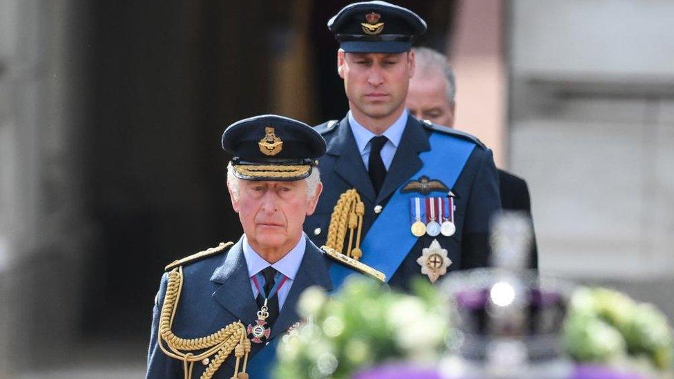 King Charles and Prince William