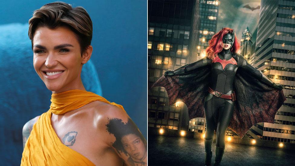 Ruby Rose in the flesh and in her Batwoman costume