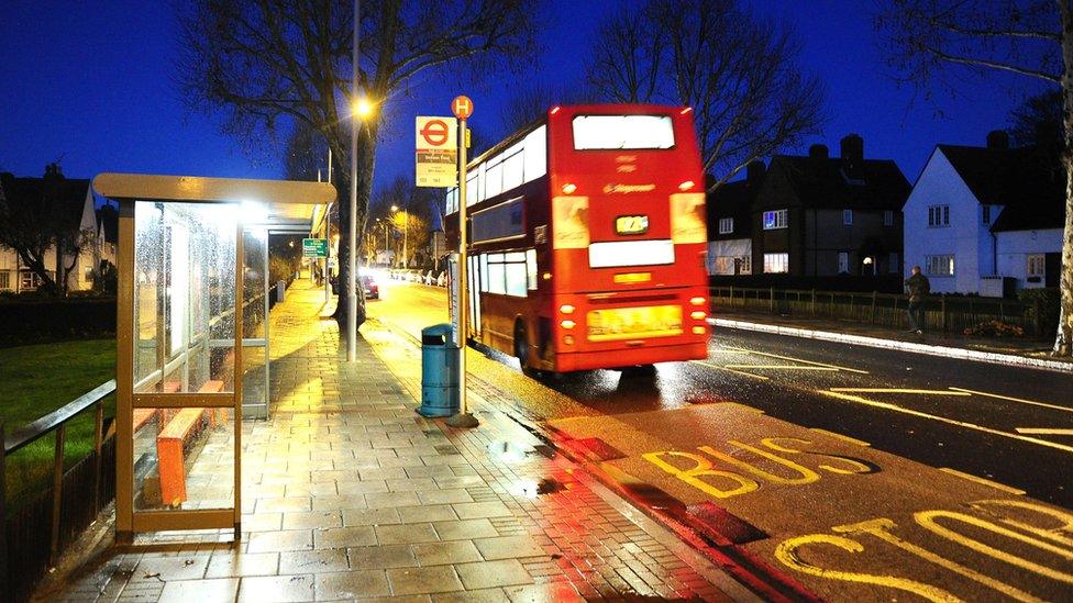 The bus stop in Eltham where Stephen Lawrence and Duwayne Brooks were attacked by a group of white men in 1993