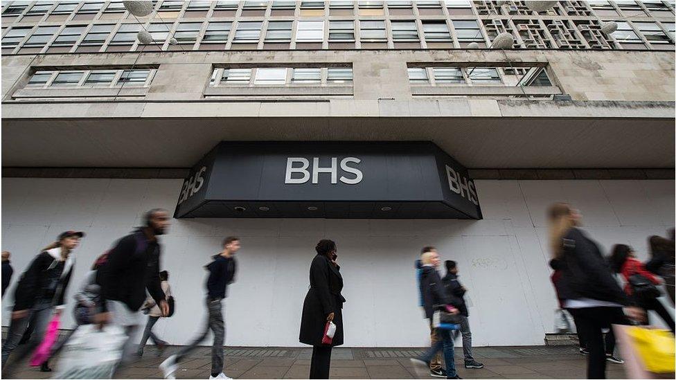 Closed BHS store