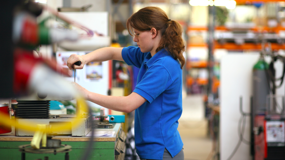 A Swiss industrial worker