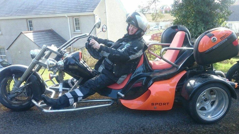 Fr Kearns pictured during a cancer charity bike run held in his honour in 2018