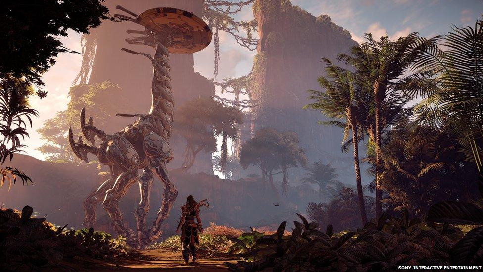 Horizon Zero Dawn gameplay