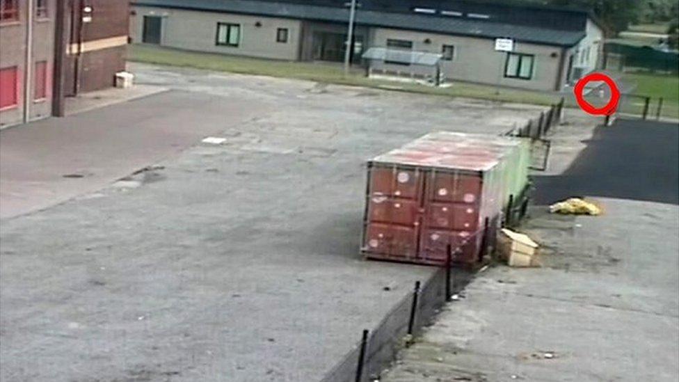 CCTV of River leaving the nursery