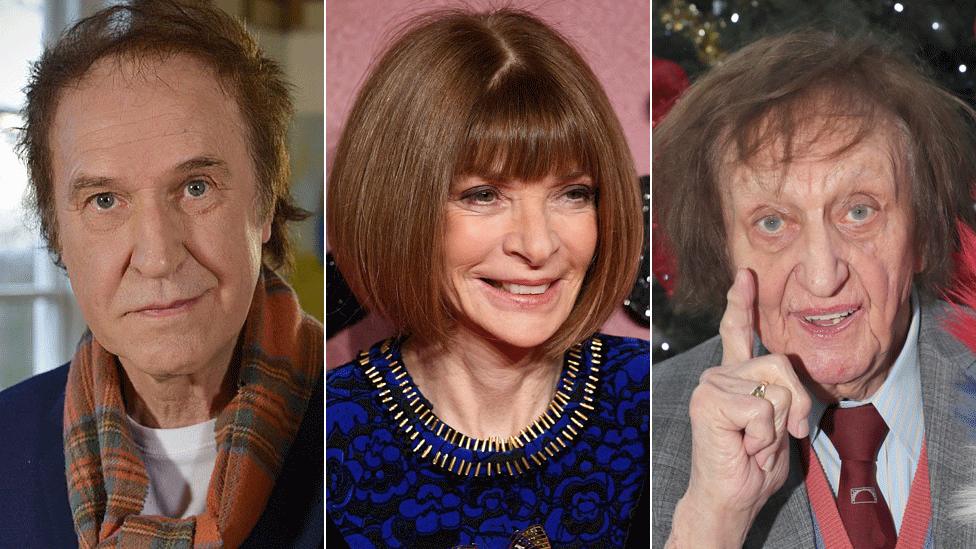 Ray Davies, Anna Wintour, Ken Dodd