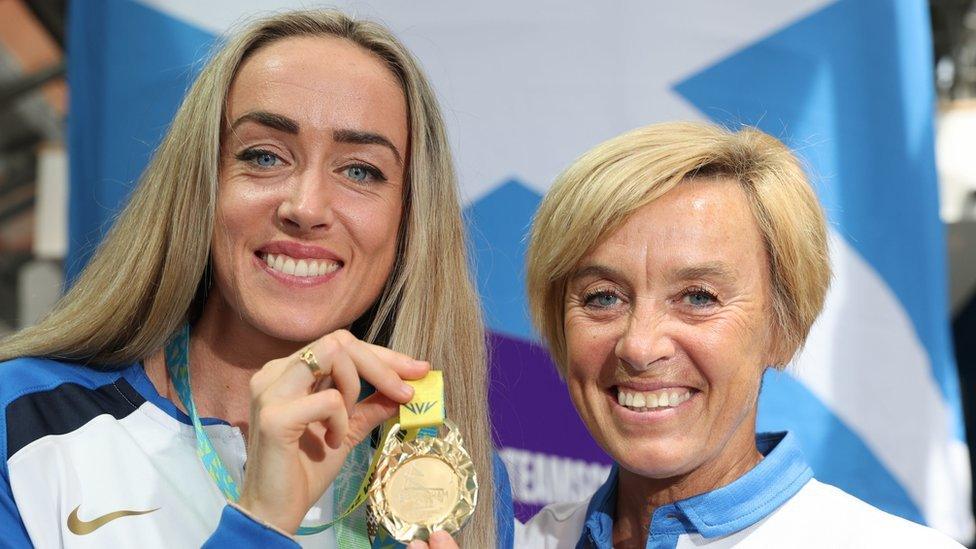 Eilish McColgan and Liz McColgan