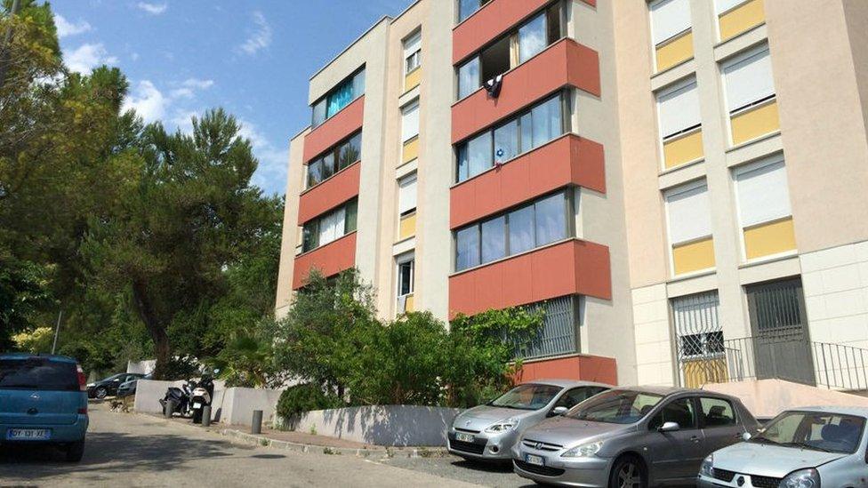 The building in Vallauris where the preacher pitched his makeshift moque for three years