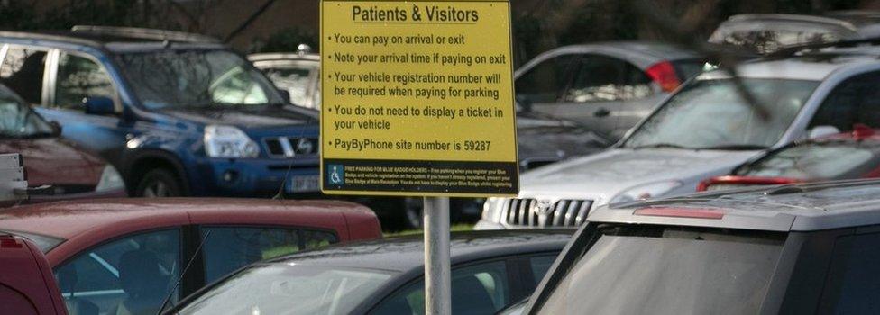 Hospital car park