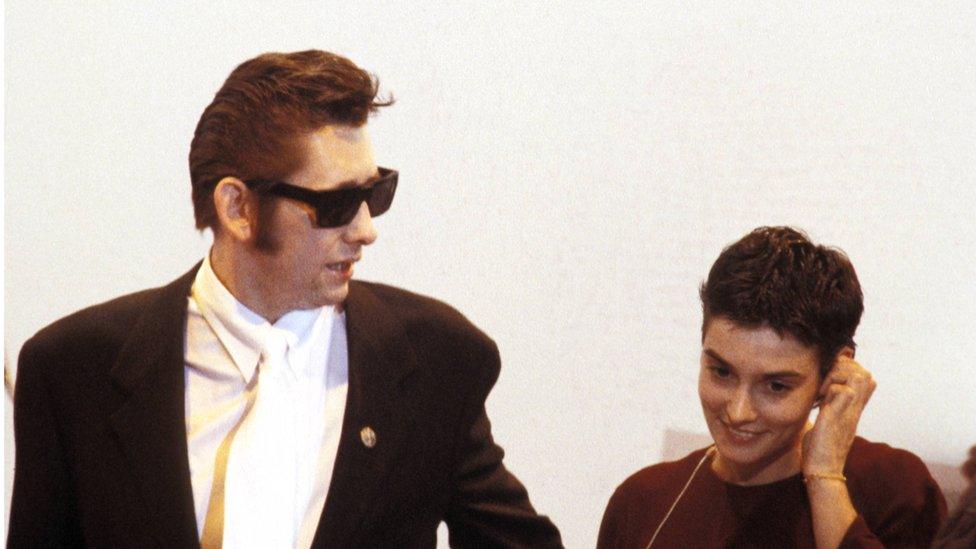 Shane MacGowan and Sinead O'Connor