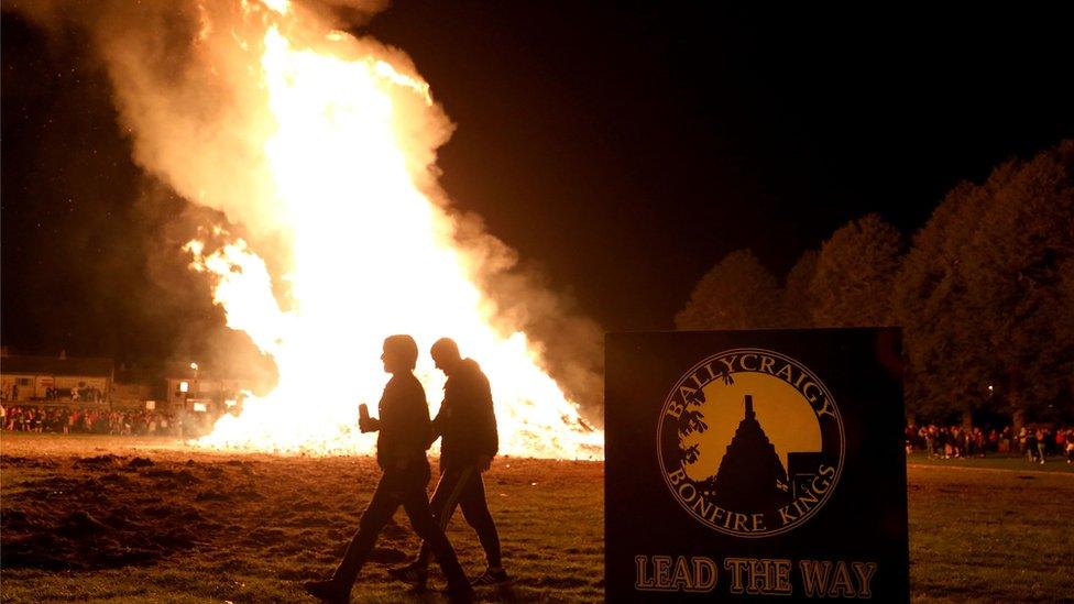 Ballycraig bonfire