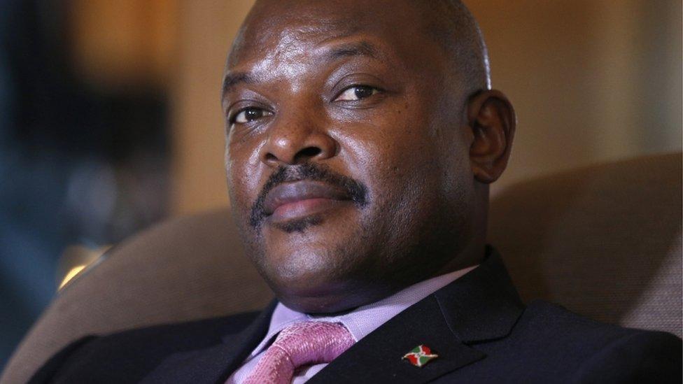 Portrait image of President Nkurunziza