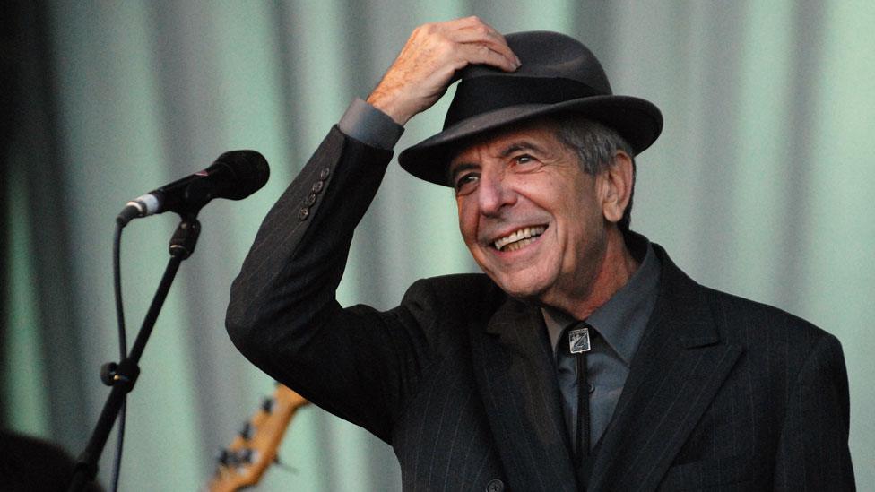 Leonard Cohen in 2008