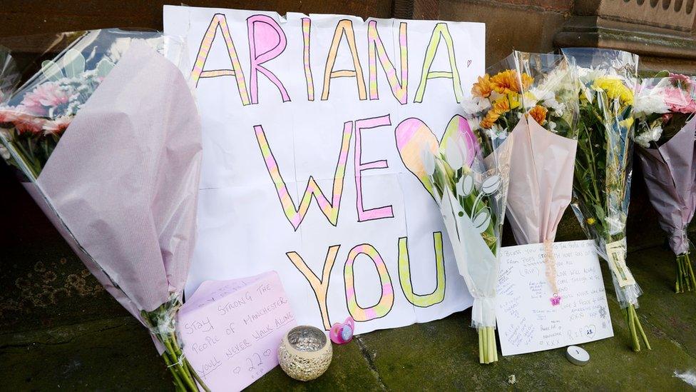 Floral tributes