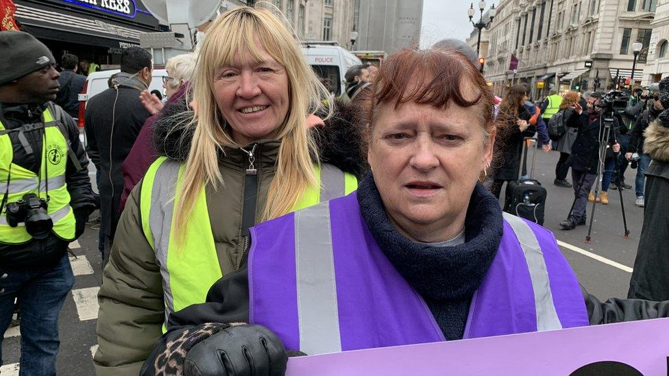 Sharon Stafford-Jones and Debbie Hutchins